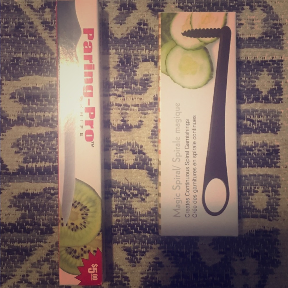 New Pairing knife and magic spiral